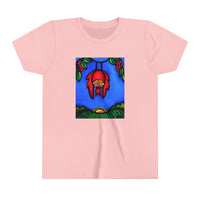 Bat Reading The Sun Also Rises Youth Short Sleeve Tee