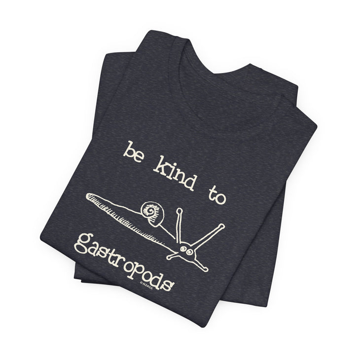 Be Kind to Gastropods Unisex Soft Cotton T-Shirt