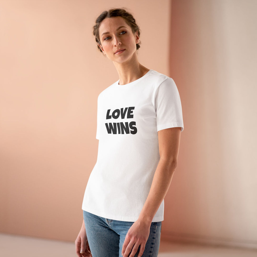 LOVE WINS Women's Relaxed Fit T-Shirt