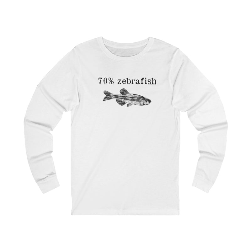 70% Zebrafish Unisex Jersey Long Sleeve Tee