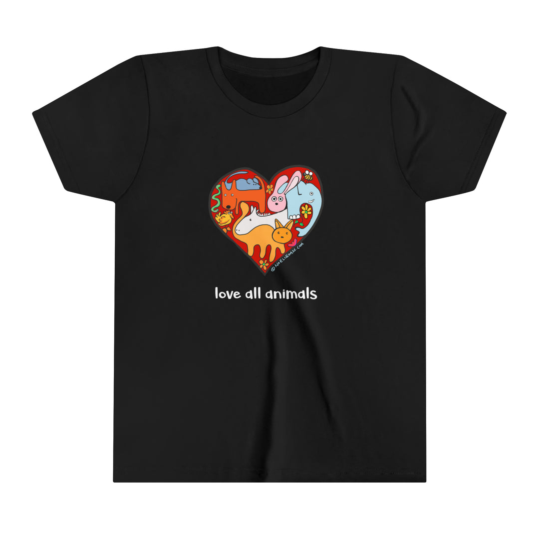 Love All Animals Youth Short Sleeve Tee