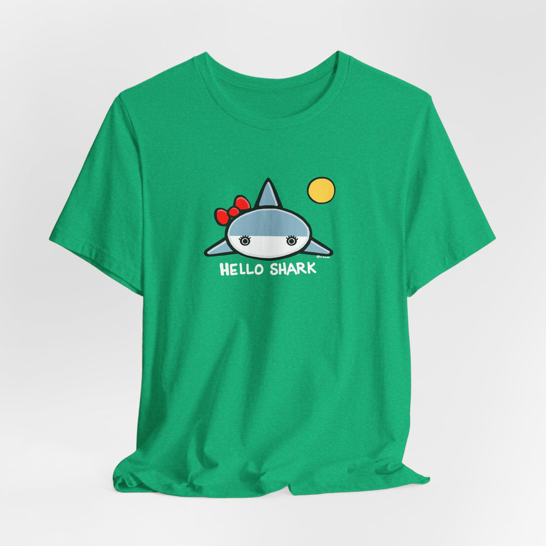 Hello Shark Unisex Soft Cotton T-Shirt