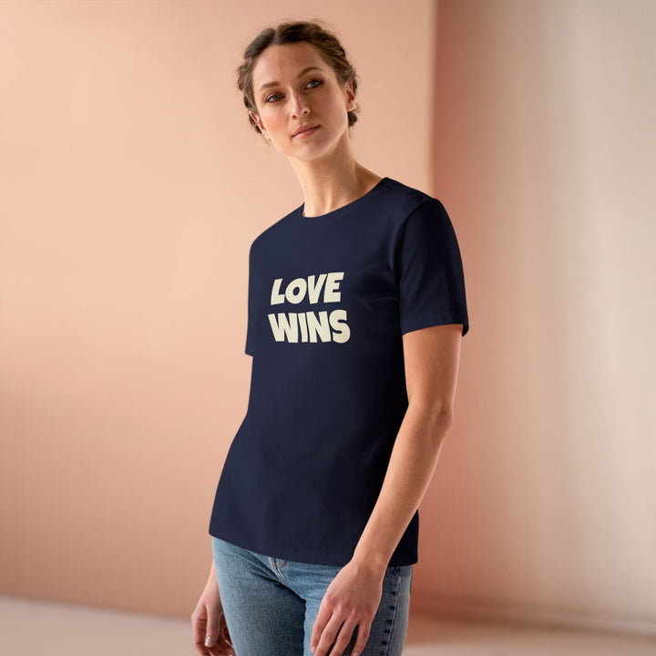 LOVE WINS Women's Relaxed Fit T-Shirt