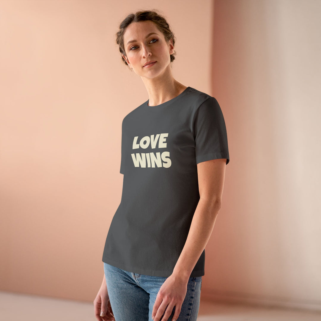 LOVE WINS Women's Relaxed Fit T-Shirt