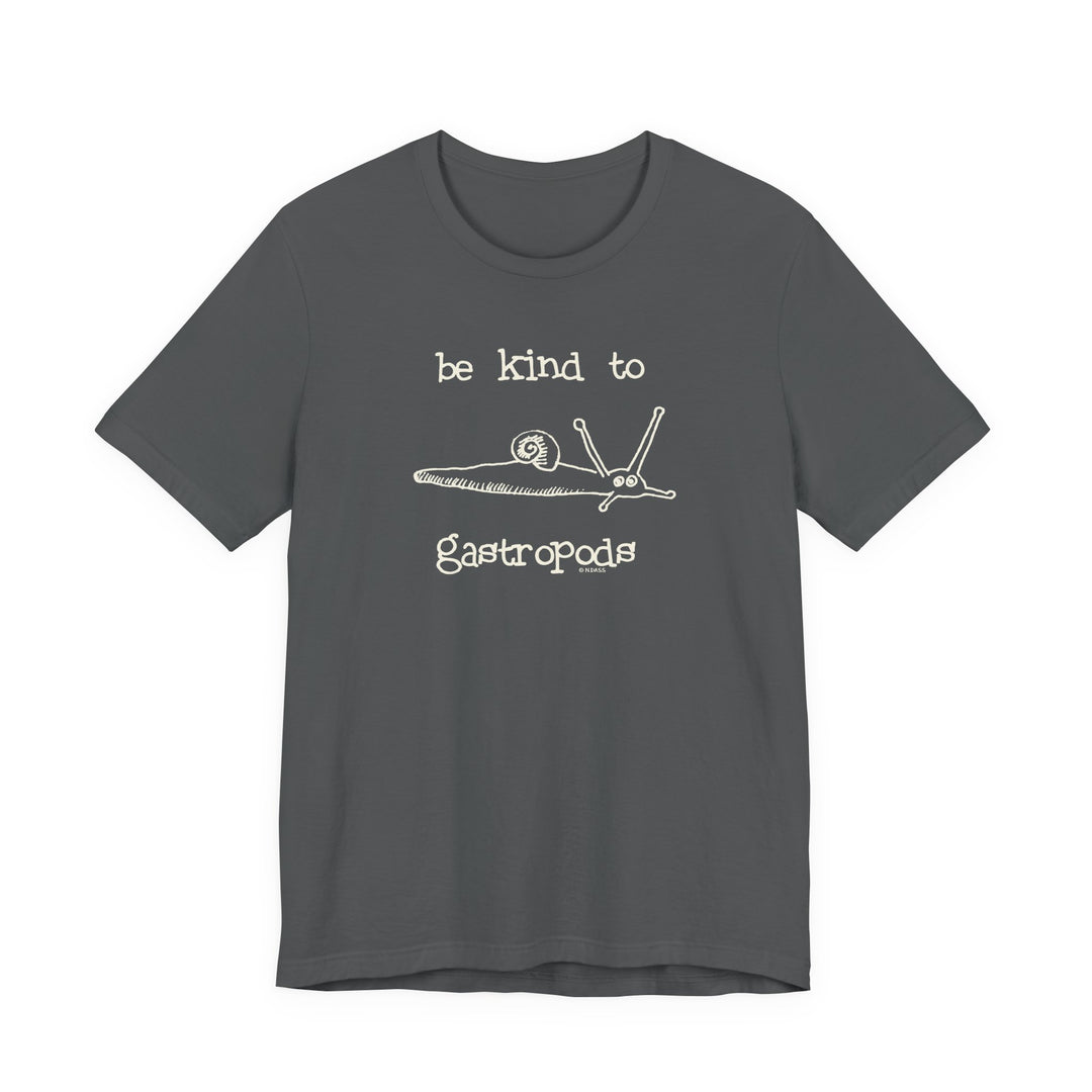 Be Kind to Gastropods Unisex Soft Cotton T-Shirt