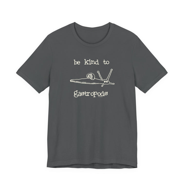 Be Kind to Gastropods Unisex Soft Cotton T-Shirt
