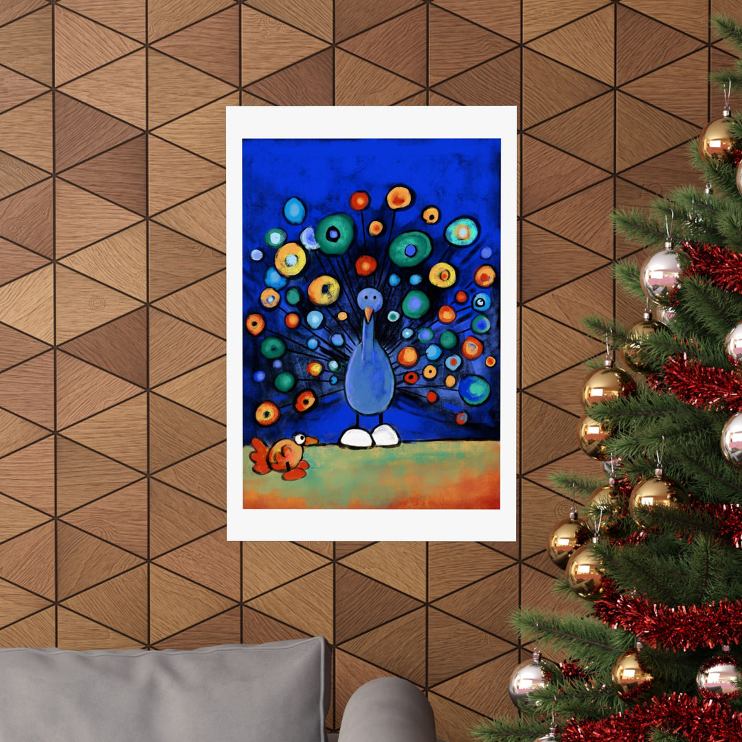 Peacock Premium Matte vertical posters