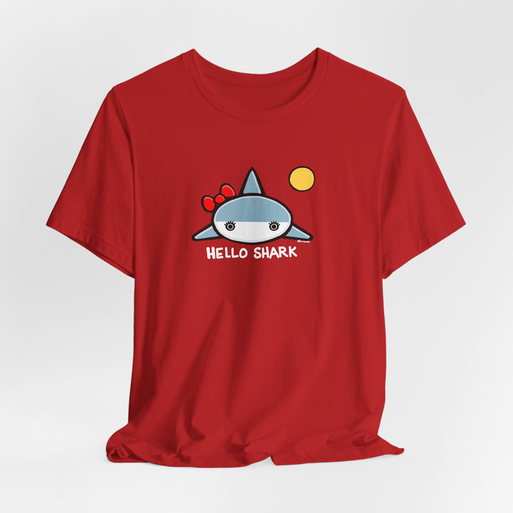 Hello Shark Unisex Soft Cotton T-Shirt