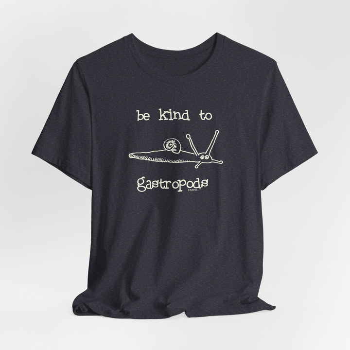 Be Kind to Gastropods Unisex Soft Cotton T-Shirt