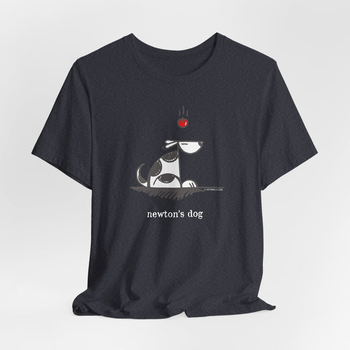 Newtons Dog Unisex Soft Cotton T-Shirt