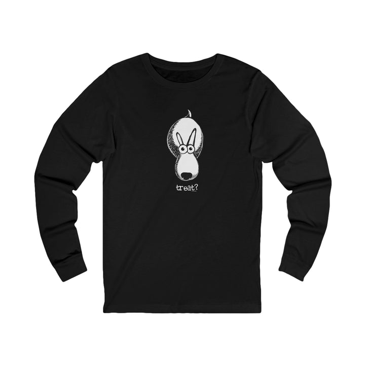 Treat? Dog Unisex Jersey Long Sleeve Tee