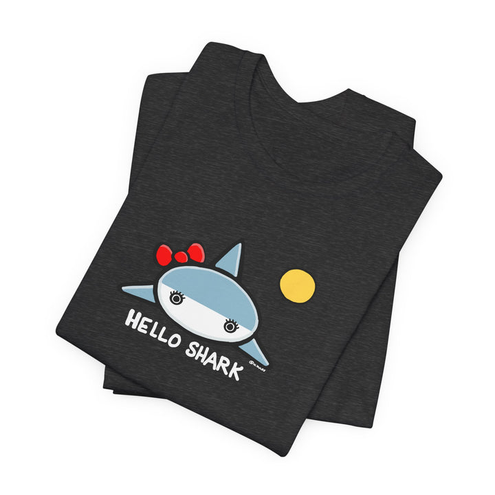 Hello Shark Unisex Soft Cotton T-Shirt