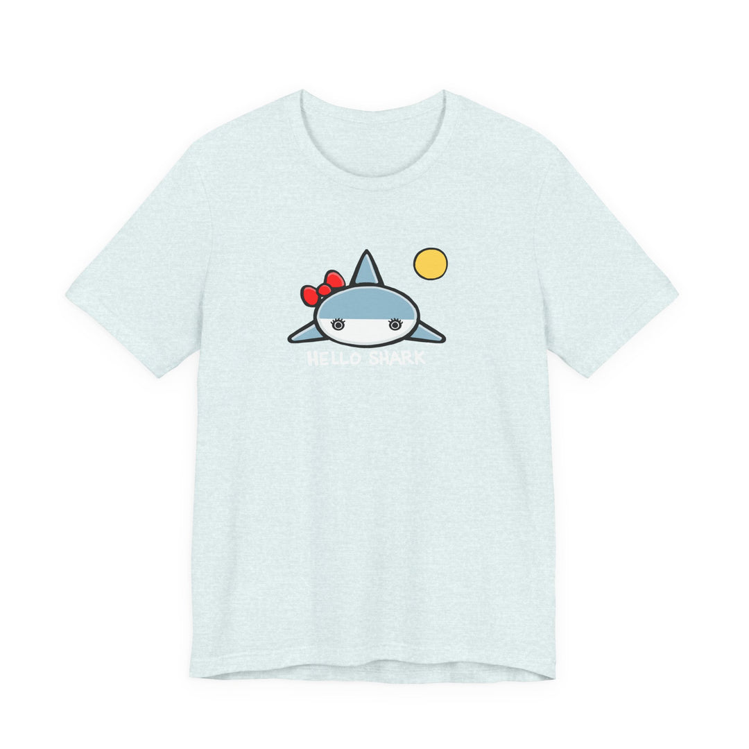 Hello Shark Unisex Soft Cotton T-Shirt