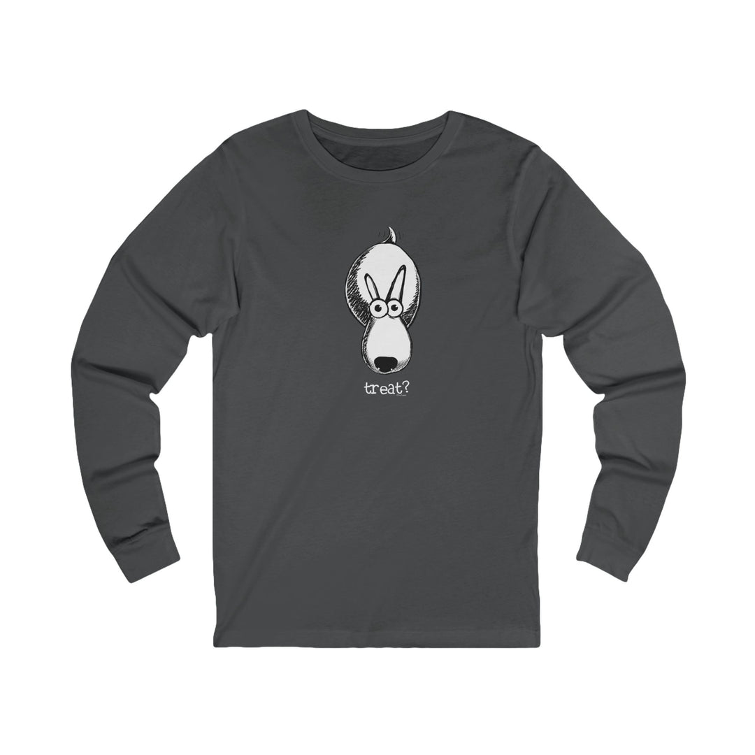 Treat? Dog Unisex Jersey Long Sleeve Tee