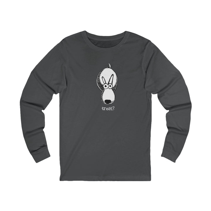 Treat? Dog Unisex Jersey Long Sleeve Tee