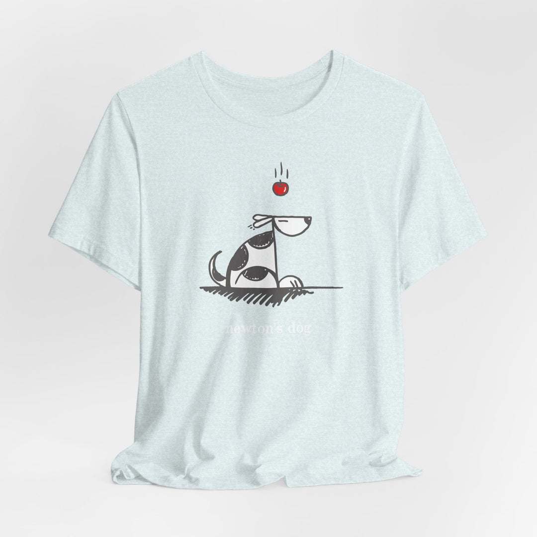 Newtons Dog Unisex Soft Cotton T-Shirt