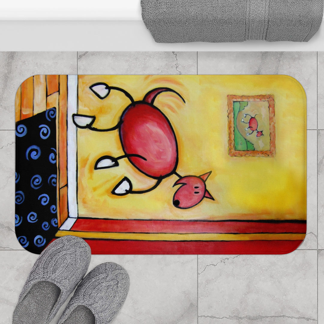 The Joy of Homecoming Plush Bath Mat