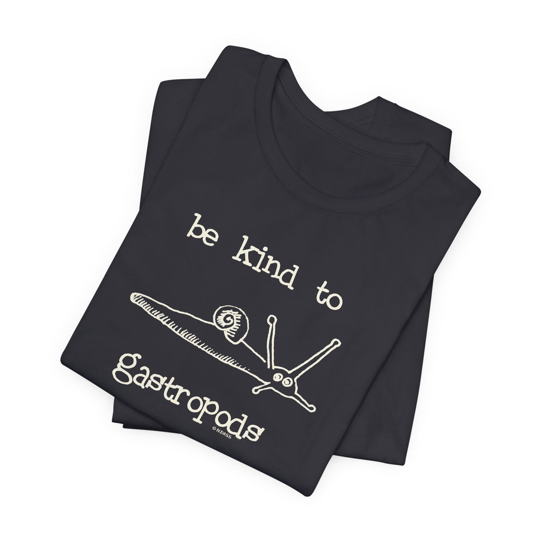Be Kind to Gastropods Unisex Soft Cotton T-Shirt