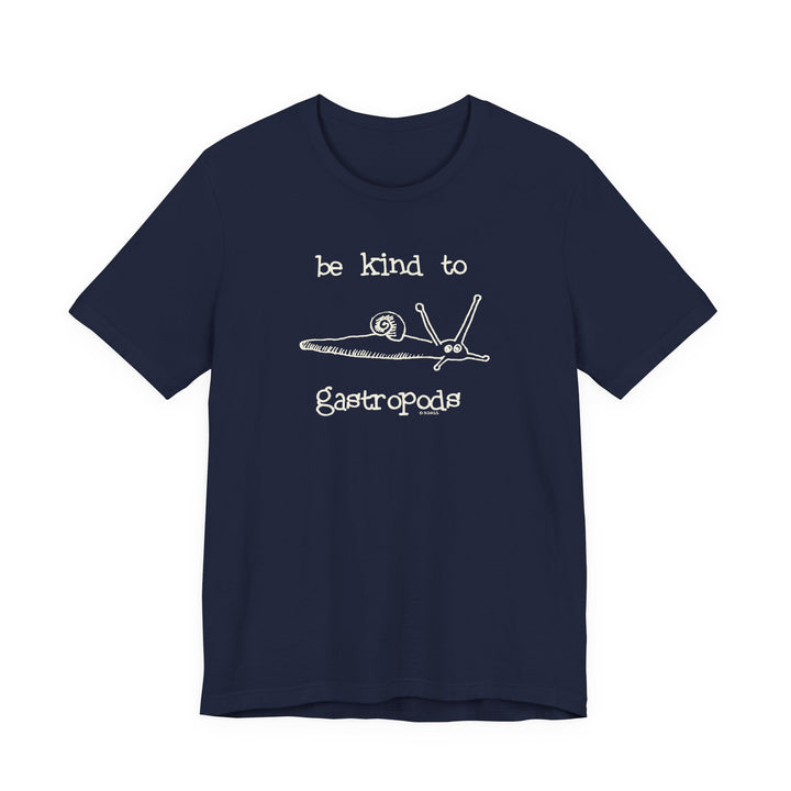 Be Kind to Gastropods Unisex Soft Cotton T-Shirt