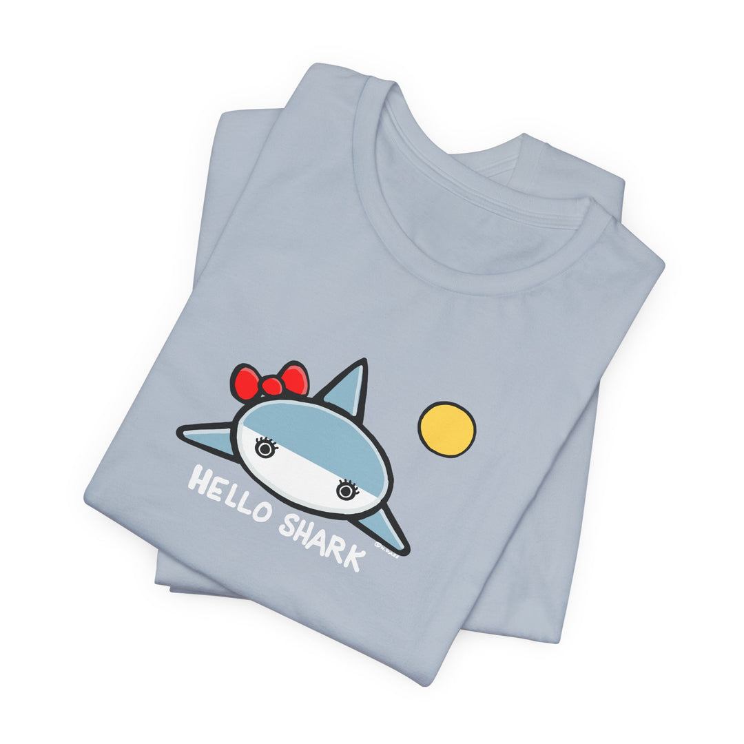 Hello Shark Unisex Soft Cotton T-Shirt