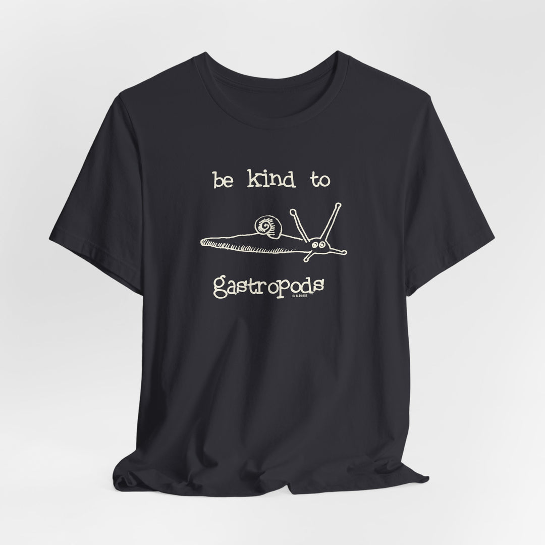 Be Kind to Gastropods Unisex Soft Cotton T-Shirt