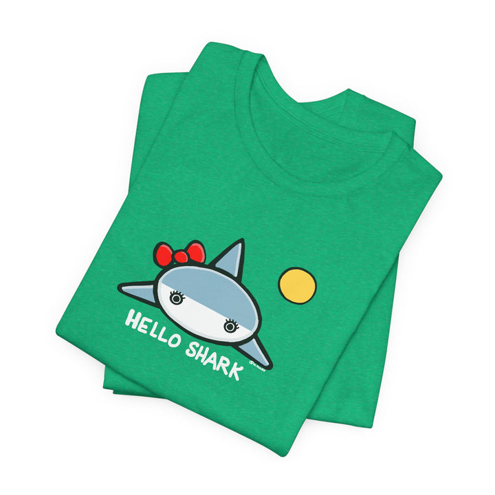 Hello Shark Unisex Soft Cotton T-Shirt