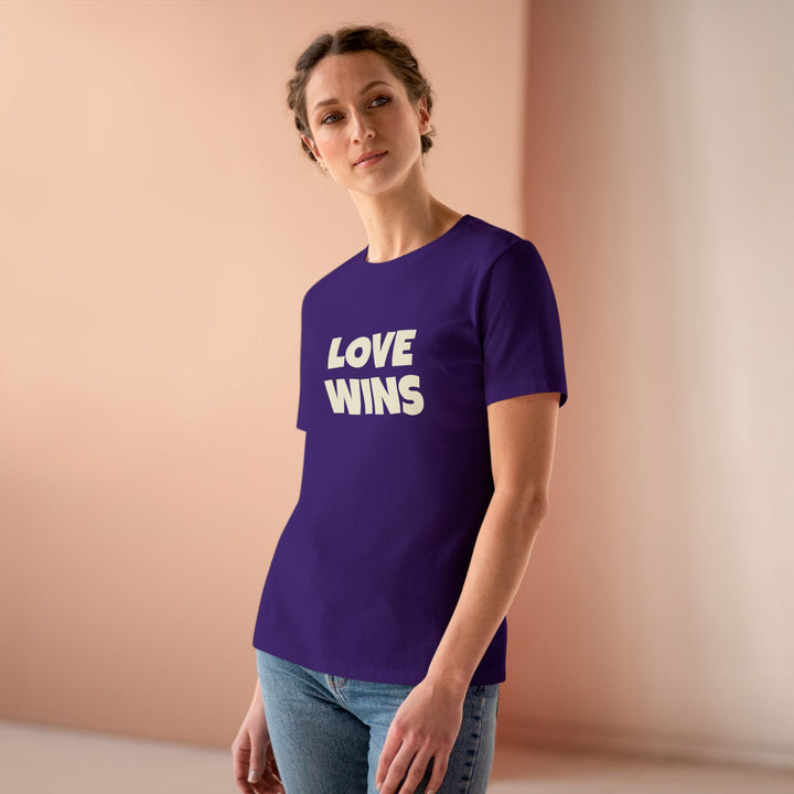 LOVE WINS Women's Relaxed Fit T-Shirt