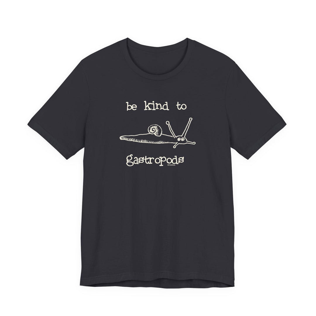 Be Kind to Gastropods Unisex Soft Cotton T-Shirt