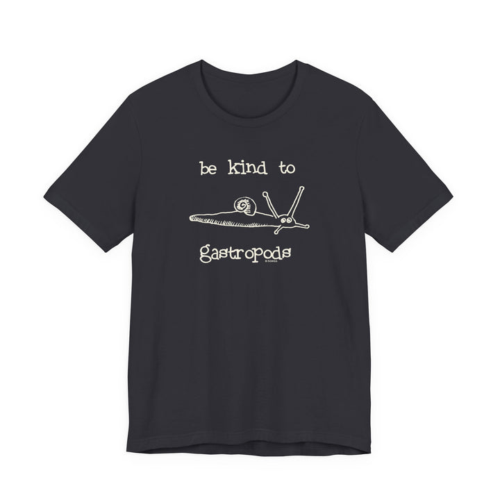 Be Kind to Gastropods Unisex Soft Cotton T-Shirt