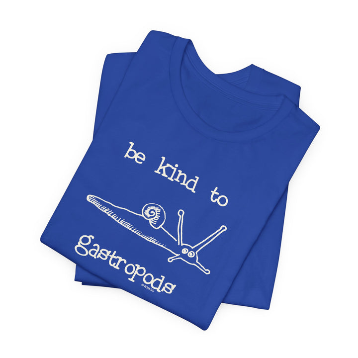 Be Kind to Gastropods Unisex Soft Cotton T-Shirt