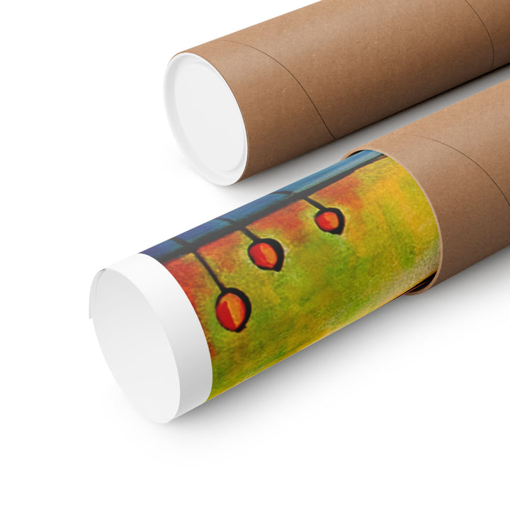 Laxy Birds Cabin Premium Matte vertical posters