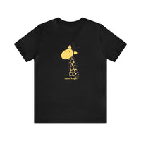 Aim High Giraffe Unisex Soft Cotton T-Shirt