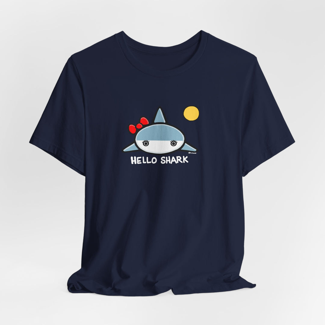 Hello Shark Unisex Soft Cotton T-Shirt