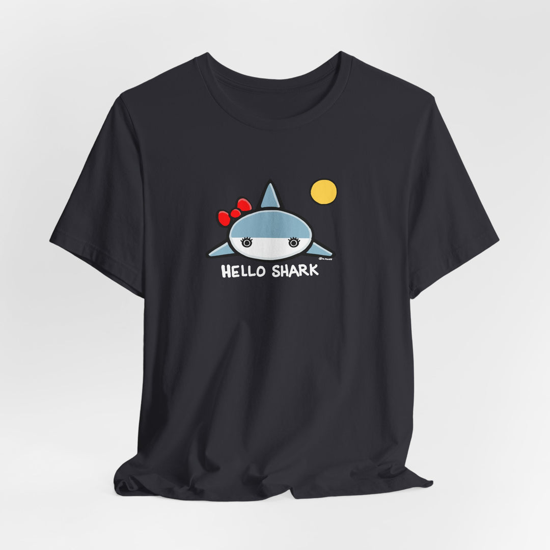 Hello Shark Unisex Soft Cotton T-Shirt