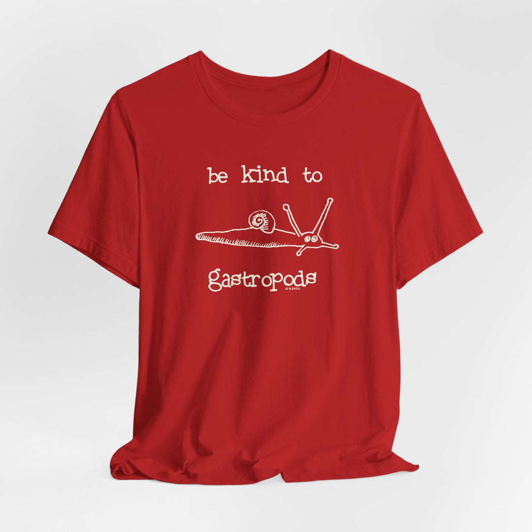Be Kind to Gastropods Unisex Soft Cotton T-Shirt