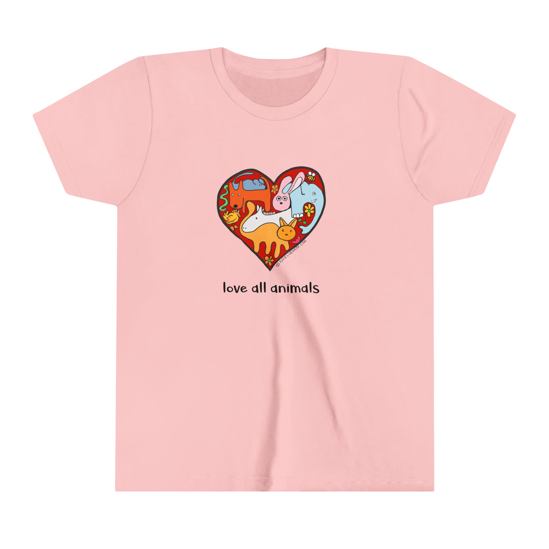 Love All Animals Youth Short Sleeve Tee