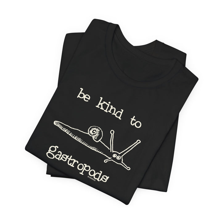 Be Kind to Gastropods Unisex Soft Cotton T-Shirt