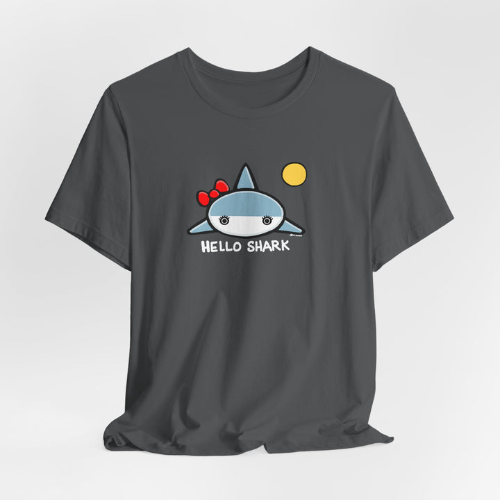 Hello Shark Unisex Soft Cotton T-Shirt