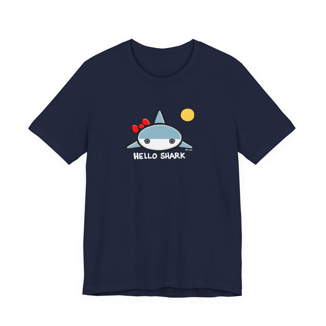 Hello Shark Unisex Soft Cotton T-Shirt