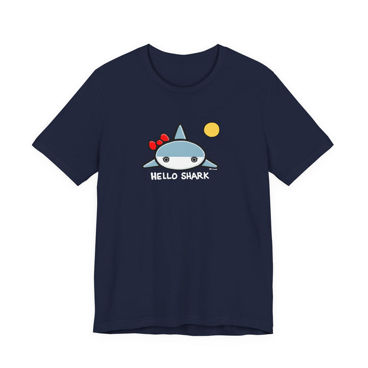 Hello Shark Unisex Soft Cotton T-Shirt