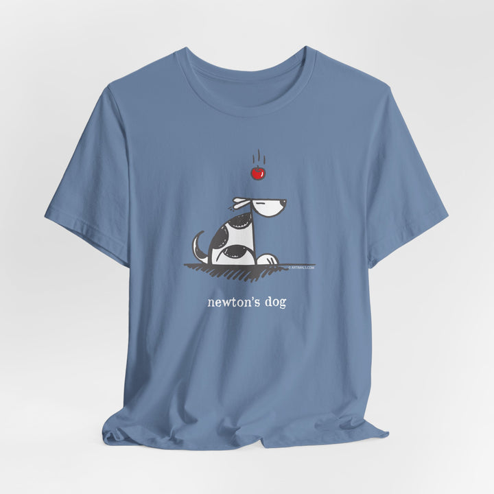 Newtons Dog Unisex Soft Cotton T-Shirt