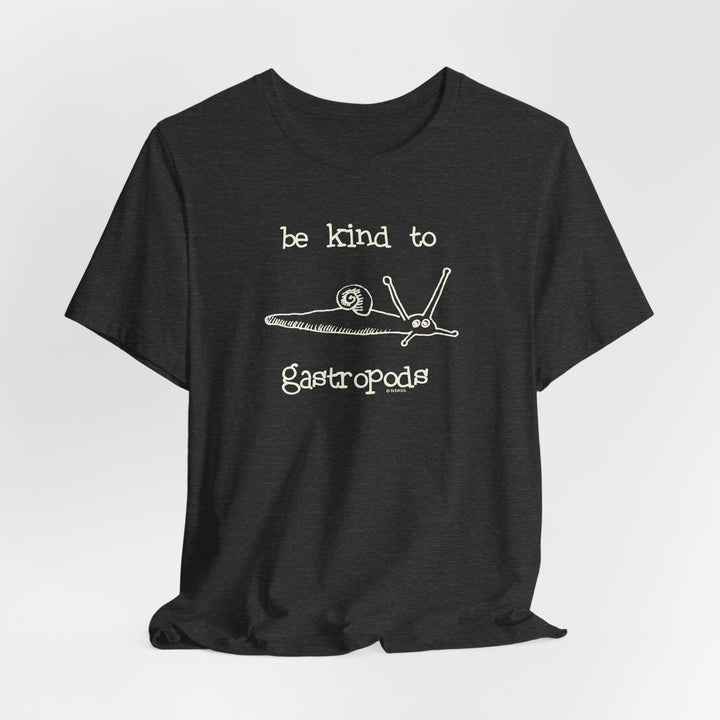 Be Kind to Gastropods Unisex Soft Cotton T-Shirt