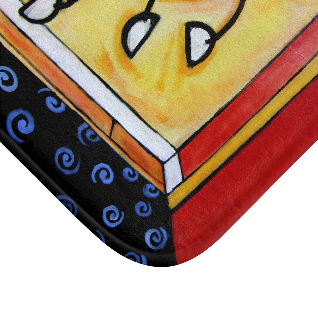 The Joy of Homecoming Plush Bath Mat