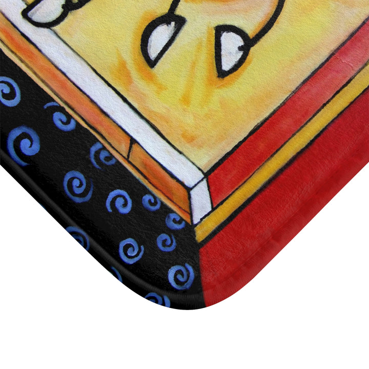 The Joy of Homecoming Plush Bath Mat