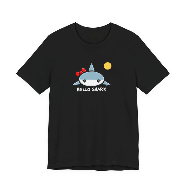 Hello Shark Unisex Soft Cotton T-Shirt