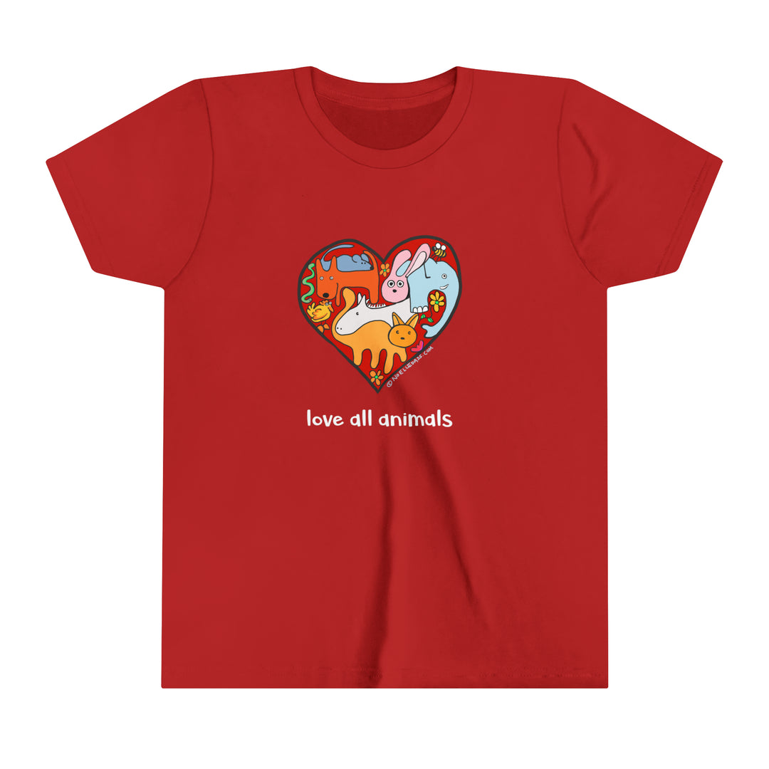 Love All Animals Youth Short Sleeve Tee