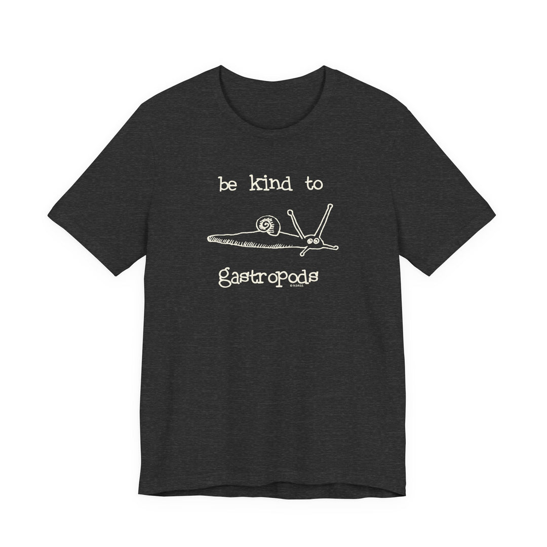 Be Kind to Gastropods Unisex Soft Cotton T-Shirt