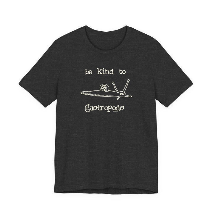 Be Kind to Gastropods Unisex Soft Cotton T-Shirt