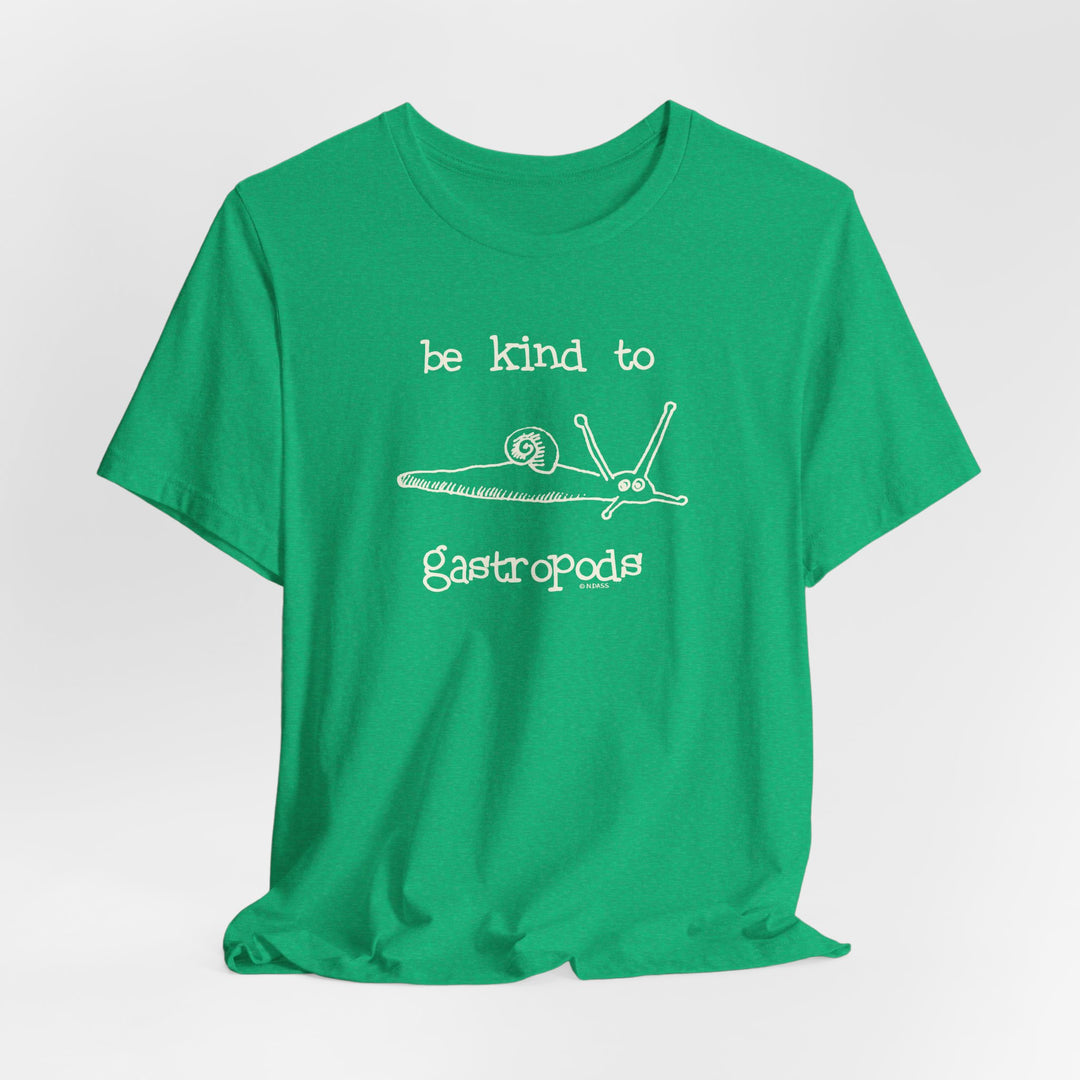 Be Kind to Gastropods Unisex Soft Cotton T-Shirt