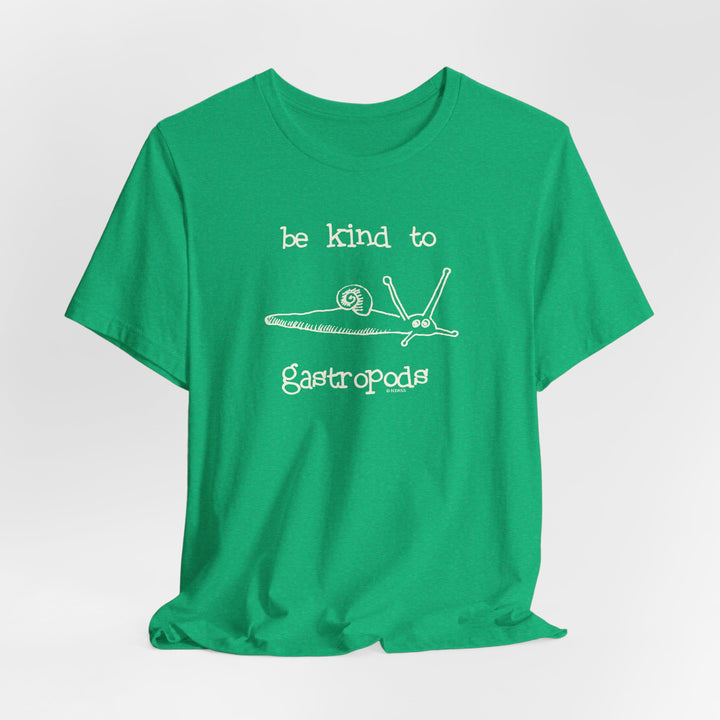 Be Kind to Gastropods Unisex Soft Cotton T-Shirt